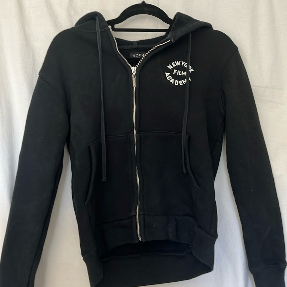 New York Film Academy full zip hooded sweatshirt size XS